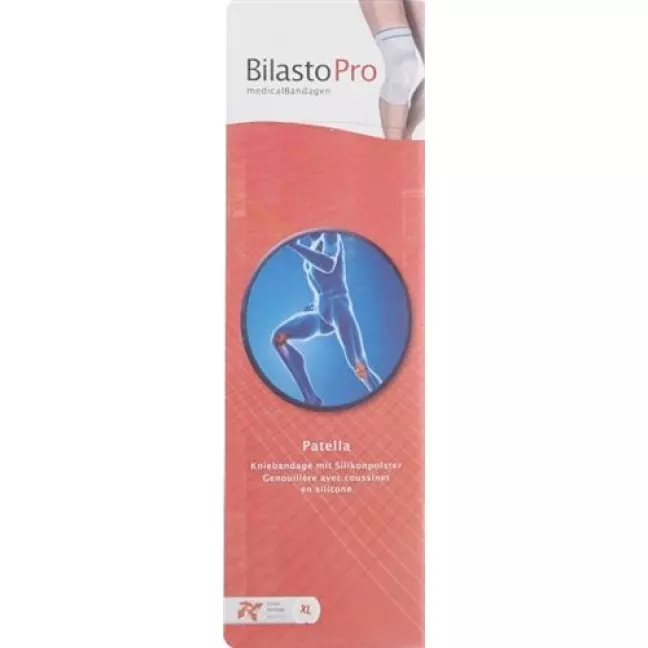 Bilasto Pro Patella Kniebandage L Grau Bilasto Pro Patella Kniebandage L Grau