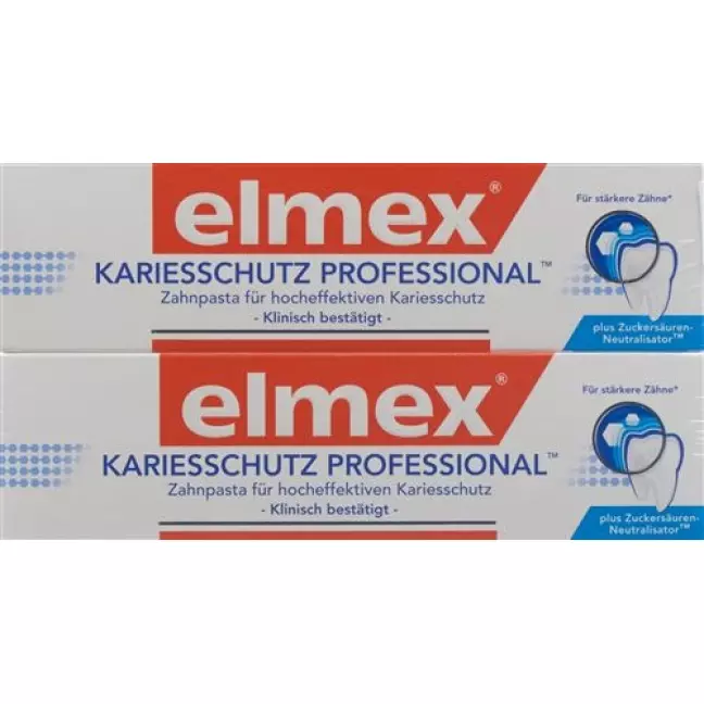 Elmex Kariesschutz Prof Zahnpasta Duo 2x 75мл Elmex Kariesschutz Prof Zahnpasta Duo 2x 75мл