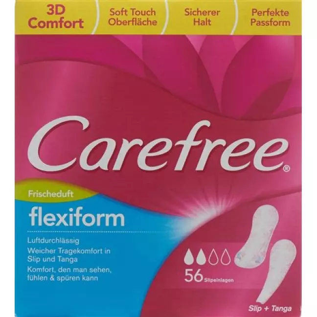 Carefree Flexi Form White Fresh 56 штук Carefree Flexi Form White Fresh 56 штук