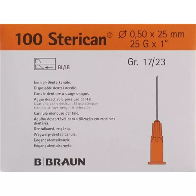 STERICAN NAD DENT G25 0,5X25MM