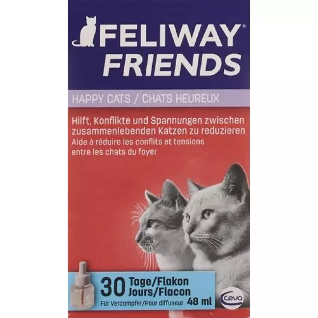 Feliway Friends Zerstauber Nachfullflakon 48мл Feliway Friends Zerstauber Nachfullflakon 48мл