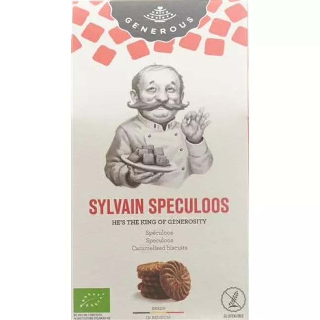 Generous Sylvain Speculoos Spekulat Glutenfrei 100г Generous Sylvain Speculoos Spekulat Glutenfrei 100г
