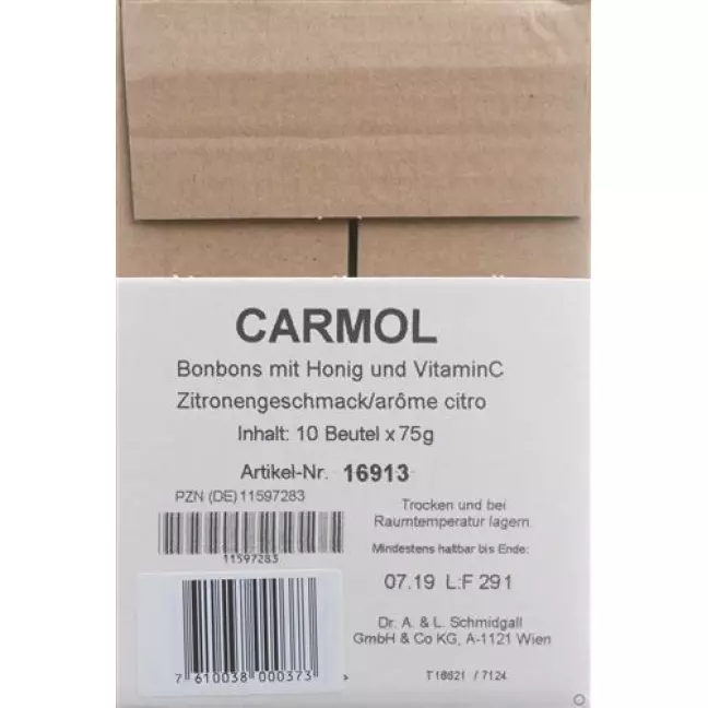 CARMOL LUTSCHBONBONS ZITRONE CARMOL LUTSCHBONBONS ZITRONE