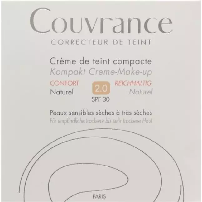 Avene Couvrance Kompakt Make-Up Naturel 02 10г Avene Couvrance Kompakt Make-Up Naturel 02 10г