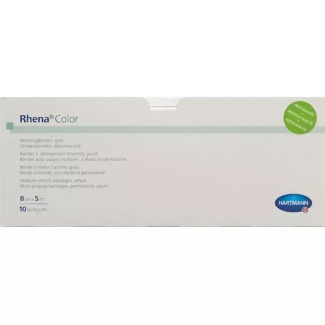RHENA COLOR EL BND 8CMX5M GELB