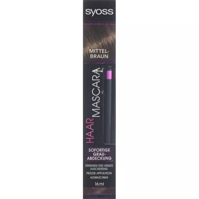 SYOSS HAAR MASCARA MITTELBRAUN SYOSS HAAR MASCARA MITTELBRAUN