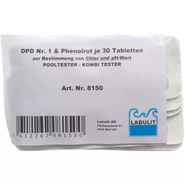 Labulit DPD Nr.1 und Phenolrot Ersatz je 30 штук Labulit DPD Nr.1 und Phenolrot Ersatz je 30 штук