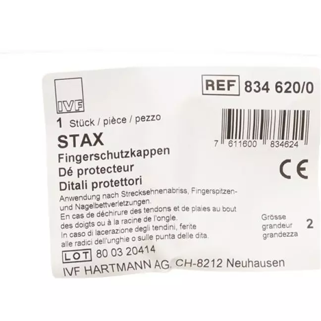 Stax Fingerschutzkappen Grosse 2 Stax Fingerschutzkappen Grosse 2