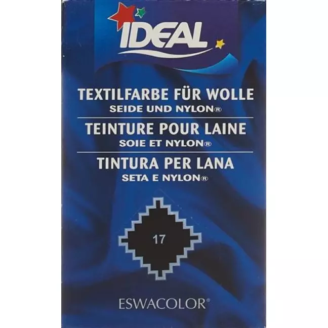 Ideal Wolle Color No17 Schwarz 30г Ideal Wolle Color No17 Schwarz 30г