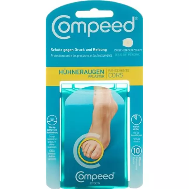 Compeed Huehneraugenpflaster Zwischen Zehen 10 штук Compeed Huehneraugenpflaster Zwischen Zehen 10 штук