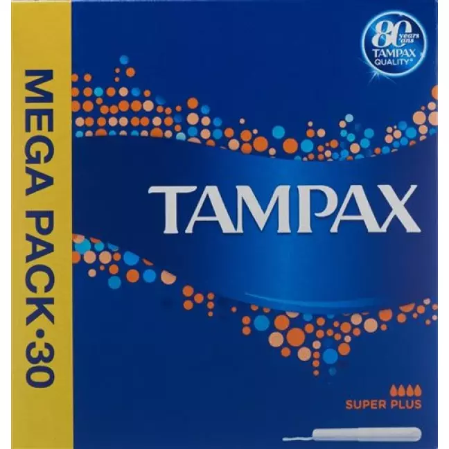 Tampax Super Plus Tampons 30 штук Tampax Super Plus Tampons 30 штук