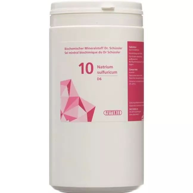 Phytomed Schussler Nr. 10 Natr Sulf в таблетках, D 6 50г Phytomed Schussler Nr. 10 Natr Sulf в таблетках, D 6 50г