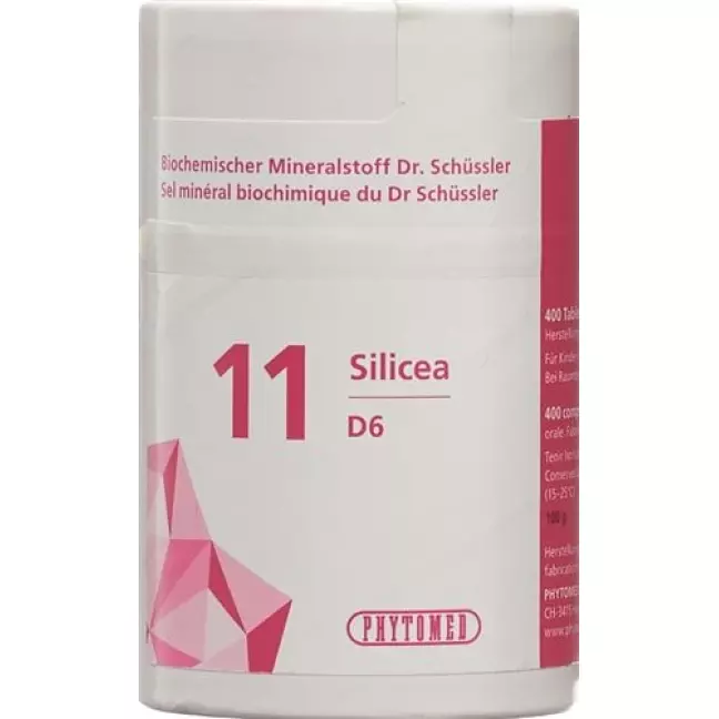 Phytomed Schussler Nr. 11 Silicea в таблетках, D 6 50г Phytomed Schussler Nr. 11 Silicea в таблетках, D 6 50г