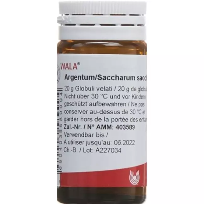 Wala Argentum/saccharum шарики бутылка 20г Wala Argentum/saccharum шарики бутылка 20г