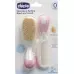 Chicco Kamm und Burste Naturborsten Pink 0m+ Chicco Kamm und Burste Naturborsten Pink 0m+