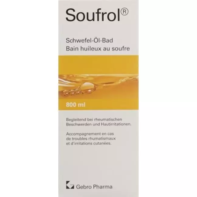 Soufrol Schwefel-oel-bad бутылка 800мл