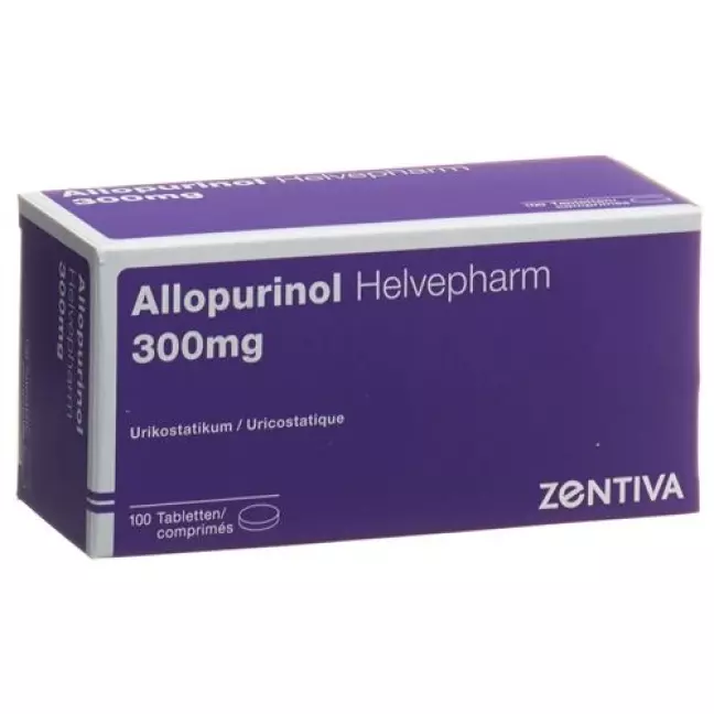 Allopurinol Helvepharm 300 mg 100 tablets Allopurinol Helvepharm 300 mg 100 tablets