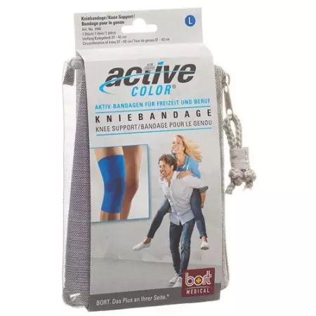 Bort Aktive Color Kniebandage размер M -37см Blau Bort Aktive Color Kniebandage размер M -37см Blau