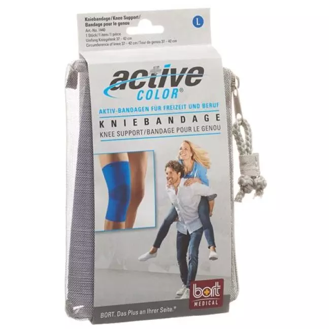 Bort Aktive Color Kniebandage размер M -37см Blau Bort Aktive Color Kniebandage размер M -37см Blau