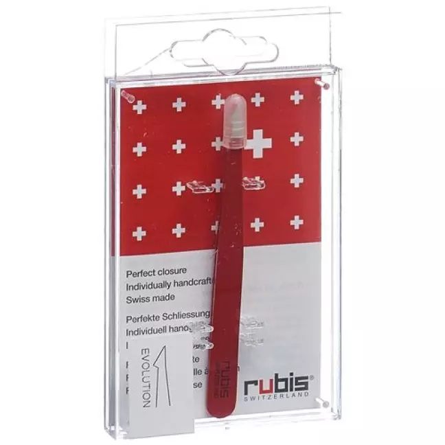 RUBIS PINZ EVOLUTION ROT INOX RUBIS PINZ EVOLUTION ROT INOX