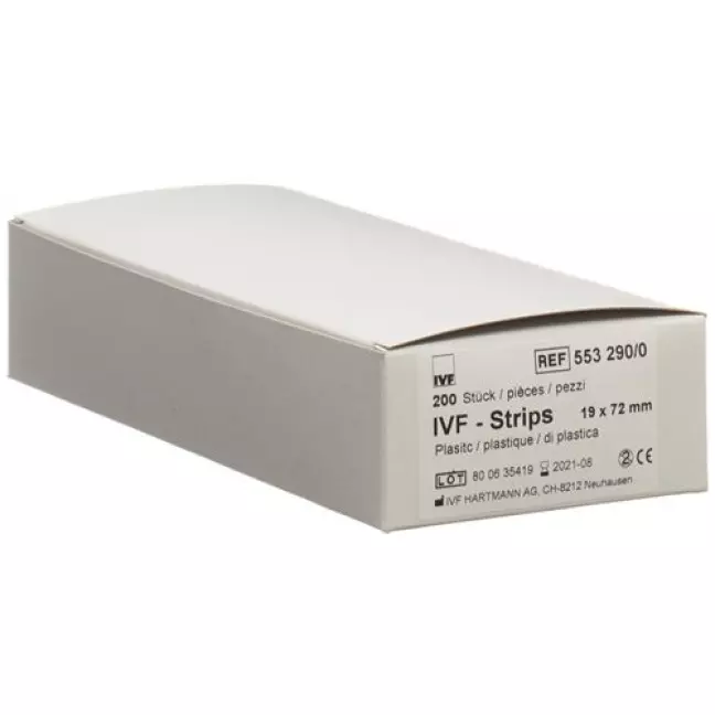 IVF STRIPS PLASTIC ST 19X72MM IVF STRIPS PLASTIC ST 19X72MM