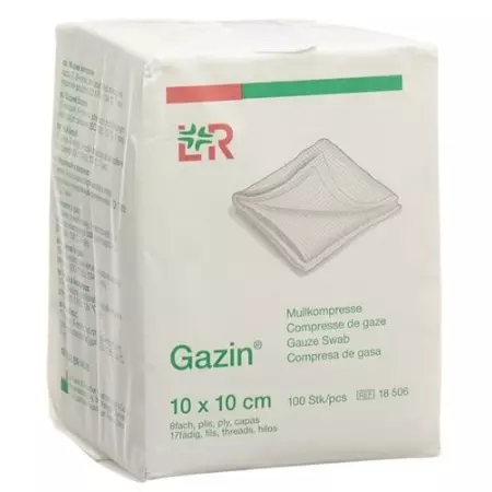 Flawa Gazin Faltkompressen 10x10см 8-fach не стерильный 100 штук Flawa Gazin Faltkompressen 10x10см 8-fach не стерильный 100 штук