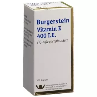 Burgerstein Vitamin E 400 I.E. 100 Kaps