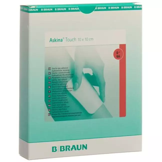 Askina Touch Schaumstoff-Wundauflage 10x10см 10 штук Askina Touch Schaumstoff-Wundauflage 10x10см 10 штук