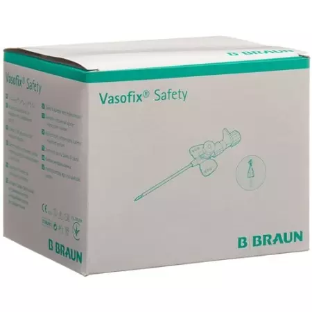 Vasofix Safety Iv-kanule 20г 1.1x33мм Rosa 50 штук Vasofix Safety Iv-kanule 20г 1.1x33мм Rosa 50 штук