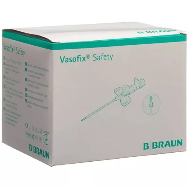 Vasofix Safety Iv-kanule 20г 1.1x33мм Rosa 50 штук Vasofix Safety Iv-kanule 20г 1.1x33мм Rosa 50 штук