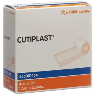 Cutiplast повязка для ран 4смx5m Vlies Weiss