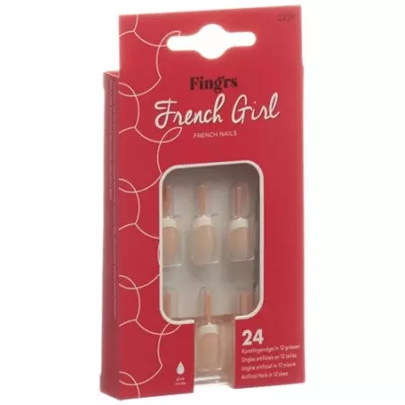 Fingrs kunstliche Nagel French Girl Sporty Fingrs kunstliche Nagel French Girl Sporty