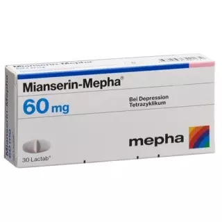 Миансерин Мефа 60 мг 30 таблеток покрытых оболочкой