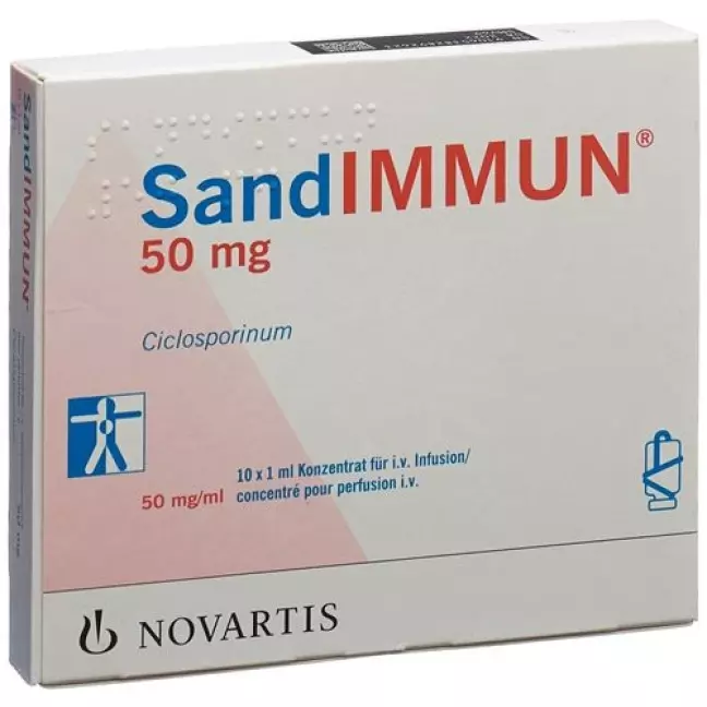 Sandimmun 50 mg/ml 10 Ampullen 1 ml Sandimmun 50 mg/ml 10 Ampullen 1 ml