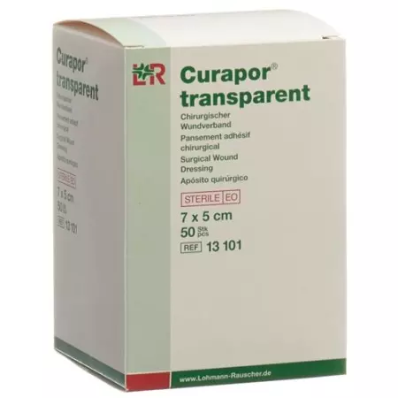 CURAPOR WUNDVERBAND 7X5CM TRAN