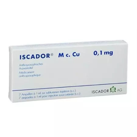 Искадор M C. Cu 0.1 мг 7 ампул раствор для инъекций 