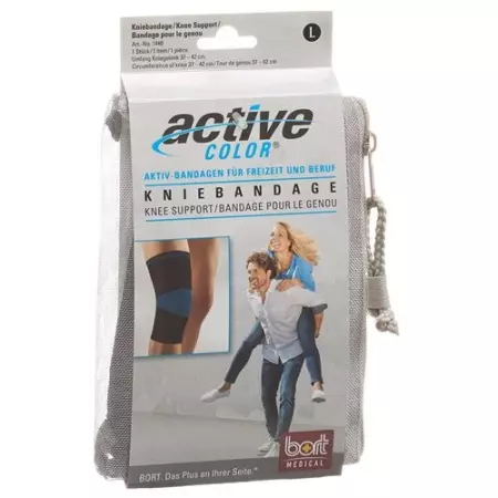 Bort Aktive Color Kniebandage размер XL +42см Schwarz Bort Aktive Color Kniebandage размер XL +42см Schwarz