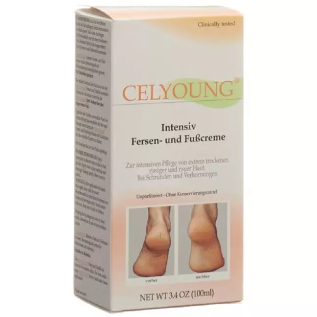 Celyoung Fersen- und Fusscreme 100мл Celyoung Fersen- und Fusscreme 100мл