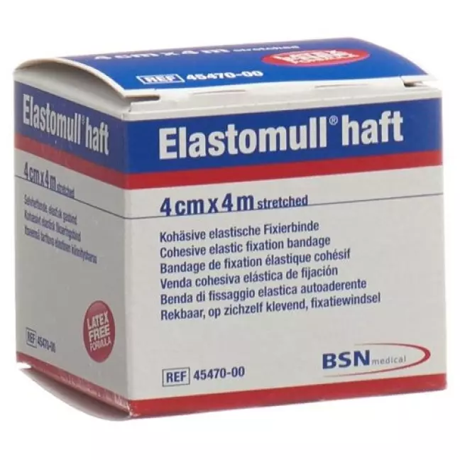 Elastomull Haft марлевый бинт Weiss 4мX4см рулон Elastomull Haft марлевый бинт Weiss 4мX4см рулон