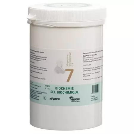 Pflueger Schussler Nr. 7 Magn Phos в таблетках, D 6 1000г Pflueger Schussler Nr. 7 Magn Phos в таблетках, D 6 1000г