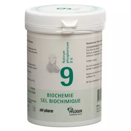 Pflueger Schussler Nr. 9 Natr Phos в таблетках, D 6 250г Pflueger Schussler Nr. 9 Natr Phos в таблетках, D 6 250г