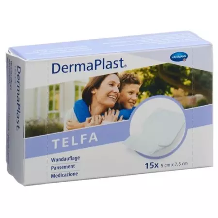 Dermaplast Telfa Kompressen 5x7.5см 15 штук Dermaplast Telfa Kompressen 5x7.5см 15 штук