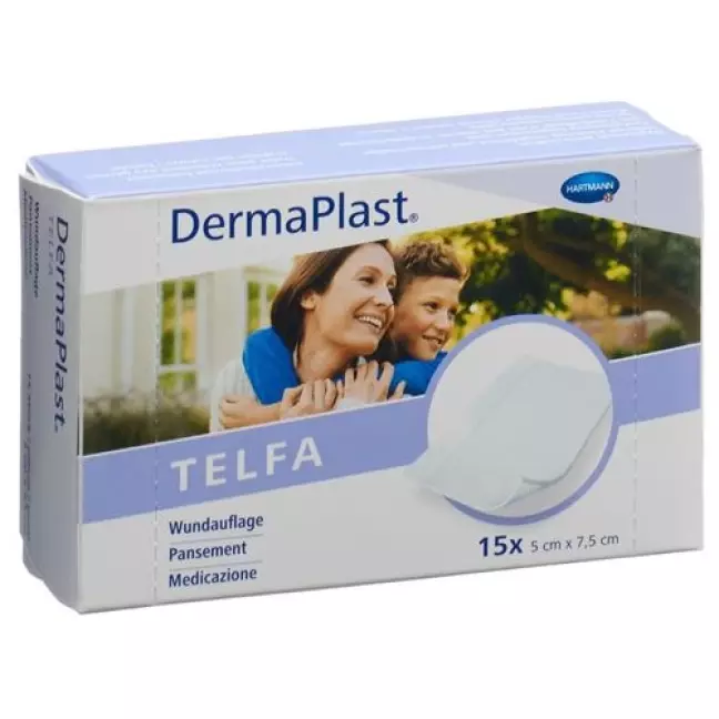 Dermaplast Telfa Kompressen 5x7.5см 15 штук Dermaplast Telfa Kompressen 5x7.5см 15 штук