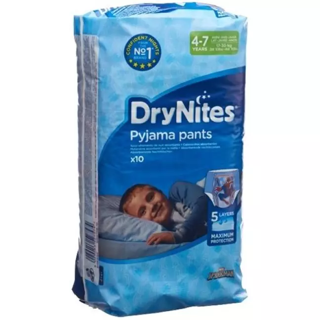 Huggies Drynites Nachtwindeln Boy 4-7jahre 10 штук Huggies Drynites Nachtwindeln Boy 4-7jahre 10 штук