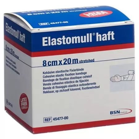 Elastomull Haft марлевый бинт Weiss 20мX8см рулон Elastomull Haft марлевый бинт Weiss 20мX8см рулон
