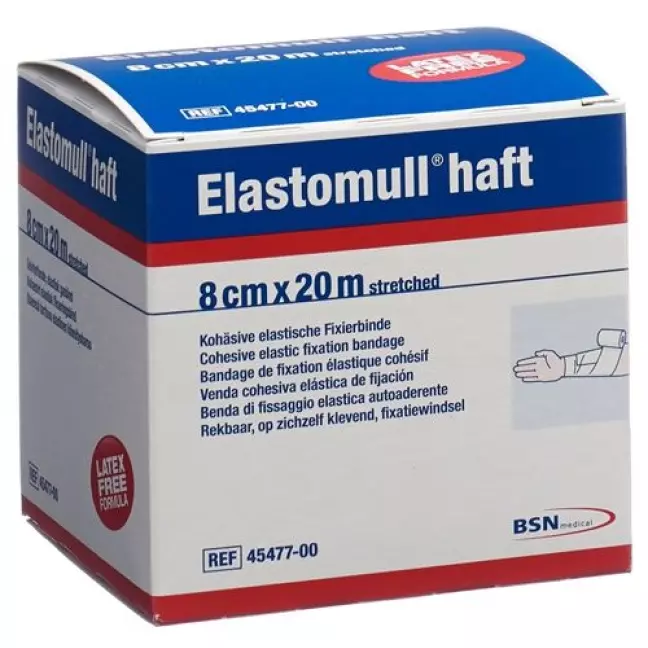 Elastomull Haft марлевый бинт Weiss 20мX8см рулон Elastomull Haft марлевый бинт Weiss 20мX8см рулон