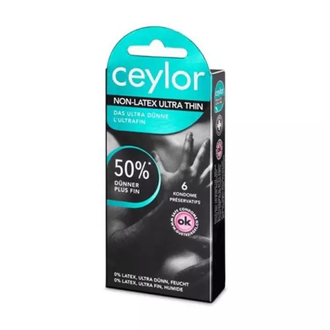Ceylor Non Latex презерватив Ultra Thin 6 штук Ceylor Non Latex презерватив Ultra Thin 6 штук