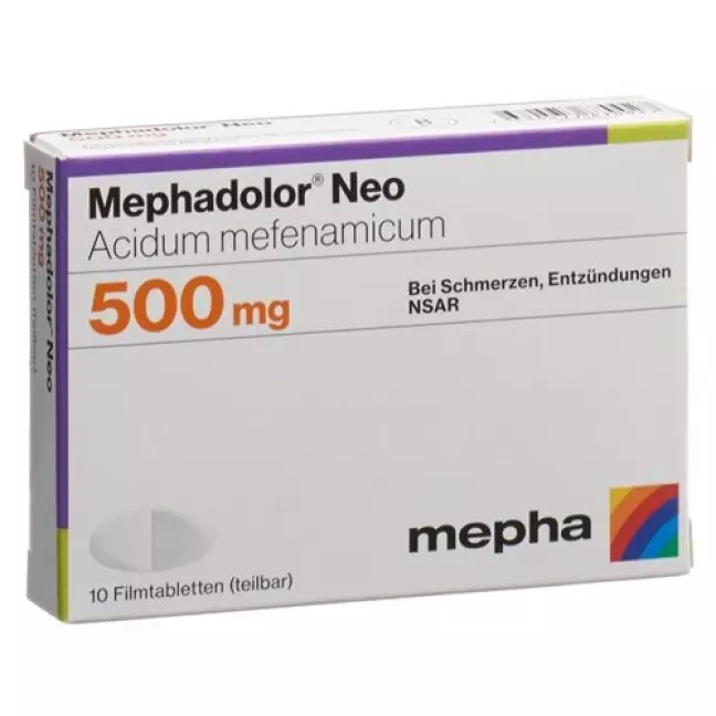 Мефадолор Нео 500 мг 10 таблеток покрытых оболочкой