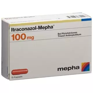 Итраконазол Мефа 100 мг 15 капсул
