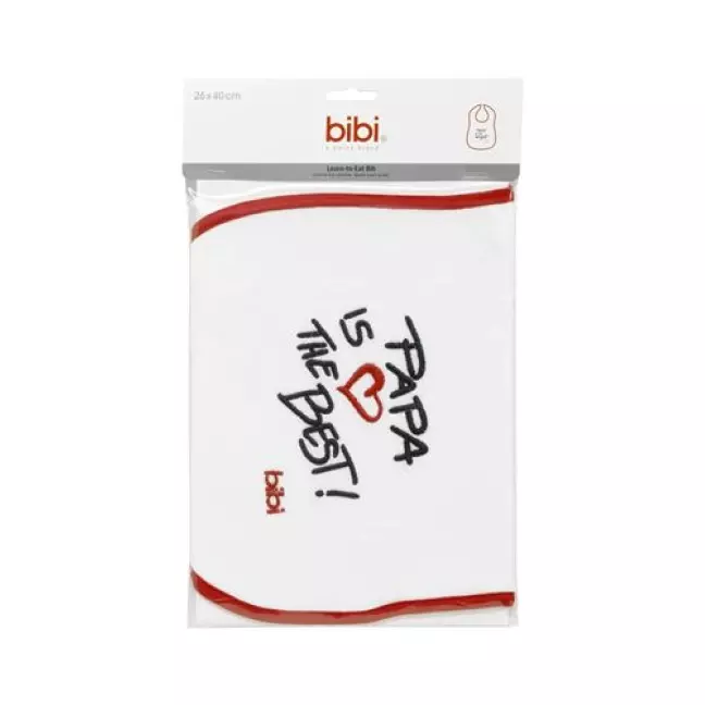 Bibi Latzchen Papa Rot Klettverschluss Bibi Latzchen Papa Rot Klettverschluss